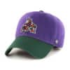 Arizona Coyotes 47 Brand Vintage Purple Green Clean Up Adjustable Hat