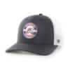 Colorado Avalanche 47 Brand Black Wheeler White Mesh Stretch Fit Hat