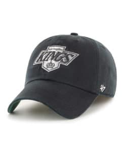 Los Angeles Kings 47 Brand Vintage Black Franchise Fitted Hat