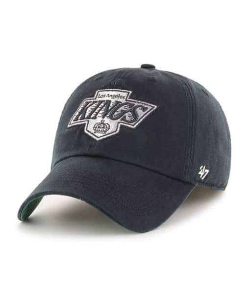 Los Angeles Kings 47 Brand Vintage Black Franchise Fitted Hat