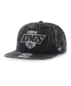 Los Angeles Kings 47 Brand Black Gamut Captain Snapback Hat