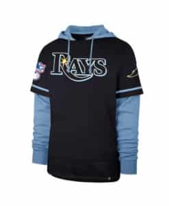 Tampa Bay Rays Men's 47 Brand Navy Shortstop Pullover Hoodie