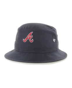 Atlanta Braves 47 Brand Navy Bucket Hat