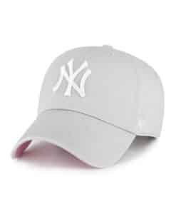 New York Yankees 47 Brand Gray Ballpark Clean Up Adjustable Hat