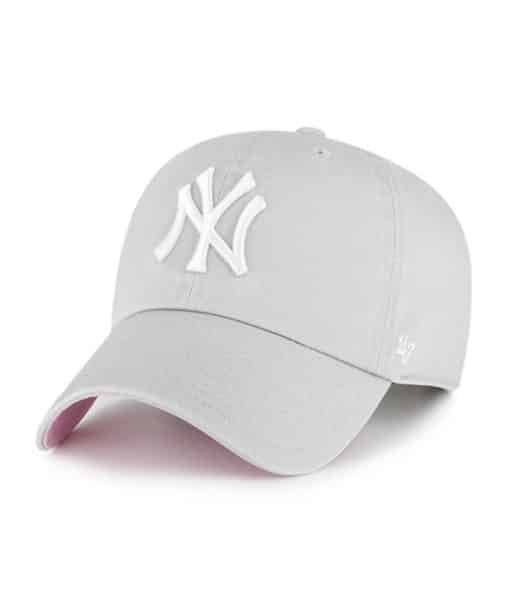 New York Yankees 47 Brand Gray Ballpark Clean Up Adjustable Hat