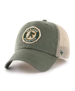 Oakland Athletics 47 Brand Bottle Green Rayburn Mesh Franchise Fitted Hat