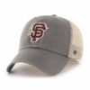 San Francisco Giants 47 Brand Charcoal Rayburn Mesh Franchise Fitted Hat