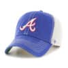 Atlanta Braves 47 Brand Cooperstown Blue Trawler Clean Up Mesh Snapback Hat