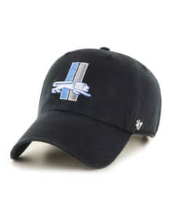 Detroit Lions 47 Brand Classic Black Clean Up Adjustable Hat