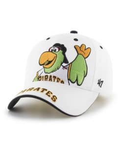 Pittsburgh Pirates KIDS 47 Brand White Beast MVP Adjustable Hat