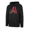 Arizona Diamondbacks Men's 47 Brand Black Headline Pullover Hoodie