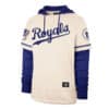 Kansas City Royals Men's 47 Brand Cooperstown Cream Shortstop Pullover Hoodie