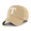 Texas Rangers 47 Brand Khaki Chambray Ballpark Clean Up Adjustable Hat