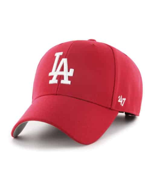 Los Angeles Dodgers 47 Brand Red MVP Adjustable Hat