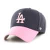 Los Angeles Dodgers 47 Brand Navy Pink MVP Adjustable Hat