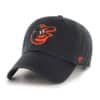 Baltimore Orioles KIDS 47 Brand Black Clean Up Adjustable Hat