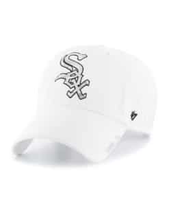 Chicago White Sox Women's 47 Brand Sparkle White Clean Up Adjustable Hat