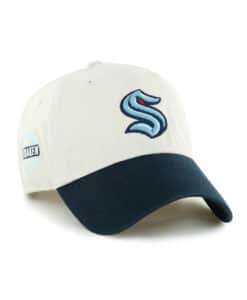 Seattle Kraken 47 Brand Sidestep Bone Clean Up Adjustable Hat