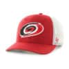 Carolina Hurricanes 47 Brand Red Trucker White Mesh Snapback Hat