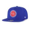 Detroit Pistons 47 Brand Royal Blue No Shot Snapback Hat