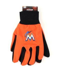 Miami Marlins Adult Two Tone Gloves