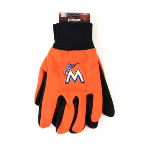 Miami Marlins Adult Two Tone Gloves