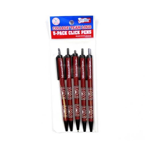 Missouri State Bears 5 Pack Click Pens