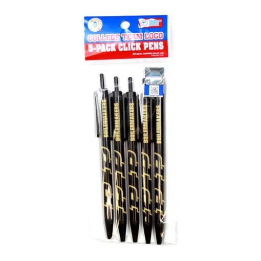 Purdue Boilermakers 5 Pack Click Pens