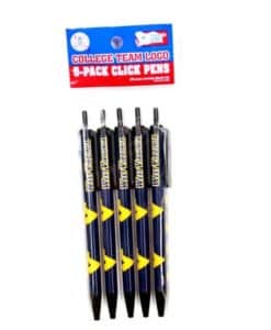 West Virginia Mountaineers 5 Pack Click Pens