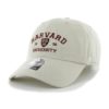 Harvard Crimson 47 Brand Natural Original Clean Up Adjustable Hat