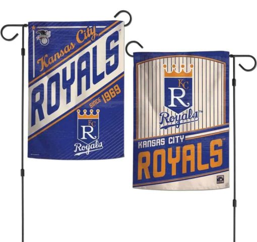 Kansas City Royals 12.5″x18″ 2 Sided Cooperstown Garden Flag