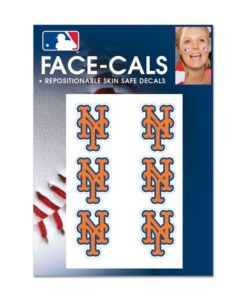 New York Mets Face Cals Temporary Tattoos