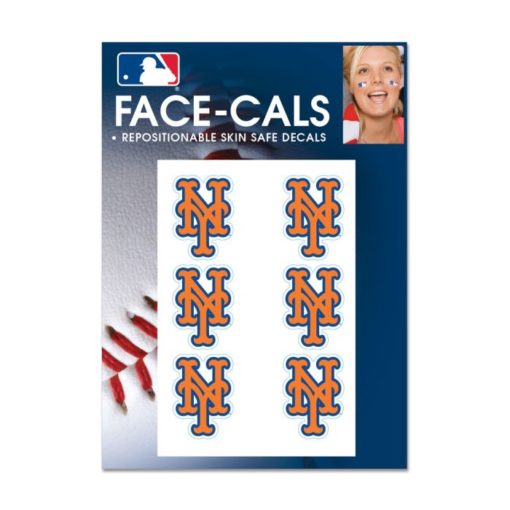 New York Mets Face Cals Temporary Tattoos
