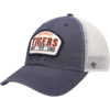 Detroit Tigers 47 Brand Vintage Navy Penwald White Mesh Snapback Hat