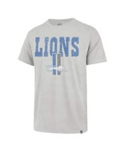 Detroit Lions Men's 47 Brand Vintage Gray Franklin T-Shirt Tee