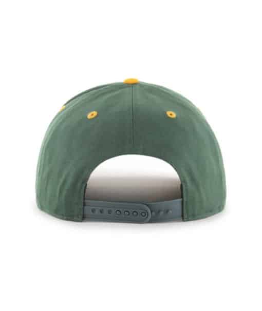 Oakland Athletics 47 Brand Green Yellow Super Hitch Snapback Hat - Image 2