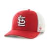 St. Louis Cardinals 47 Brand Trucker Red White Mesh Snapback Hat