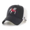 Georgia Bulldogs 47 Brand Branson Vintage Black MVP White Mesh Snapback Hat