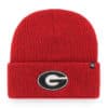 Georgia Bulldogs 47 Brand Red Brain Freeze Cuff Knit Hat