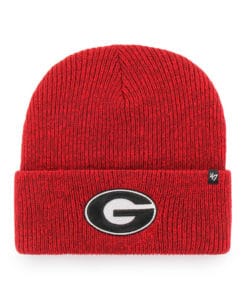 Georgia Bulldogs 47 Brand Red Brain Freeze Cuff Knit Hat