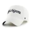 Michigan Wolverines 47 Brand White Crosstown Clean Up Adjustable Hat