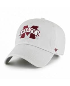 Mississippi State Bulldogs 47 Brand Gray Clean Up Adjustable Hat