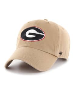 Georgia Bulldogs 47 Brand Khaki Clean Up Adjustable Hat