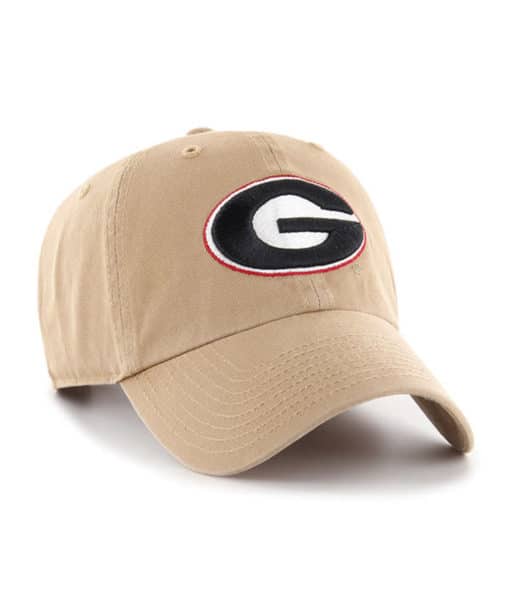 Georgia Bulldogs 47 Brand Khaki Clean Up Adjustable Hat - Image 3