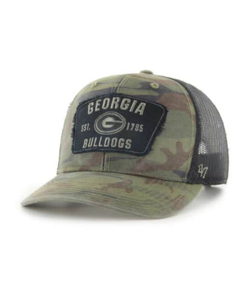 Georgia Bulldogs Operation Hat Trick 47 Brand Sandalwood Camo Trucker Mesh Adjustable Hat