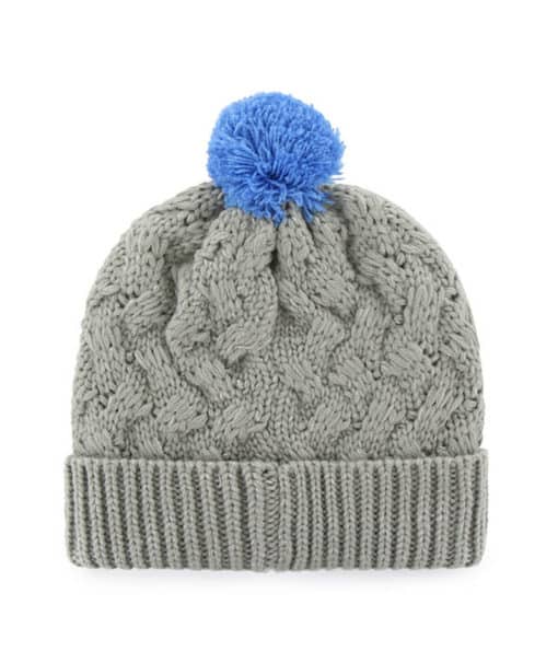 Detroit Lions Women's 47 Brand Gray Fiona Cuff Knit Hat - Image 2