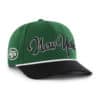 New York Jets 47 Brand Overhand Script Green MVP Snapback Hat