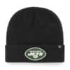 New York Jets 47 Brand Black Raised Cuff Knit Hat