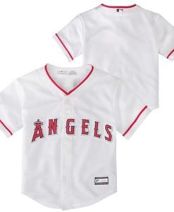 Los Angeles Angels Baby INFANT White Home Jersey