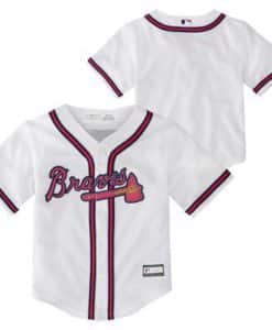 Atlanta Braves Baby INFANT White Home Jersey
